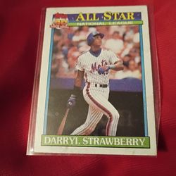 Darryl Strawberry 1990 Tops Card 