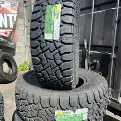 35x12.50R17 New TBB Tires Installed And Balanced Included