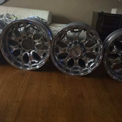 20in 9 Wide 8x6.5 Or 8x170mm Lug Pattern Moto Metal Rims 