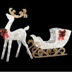 Reindeer With Sleigh 