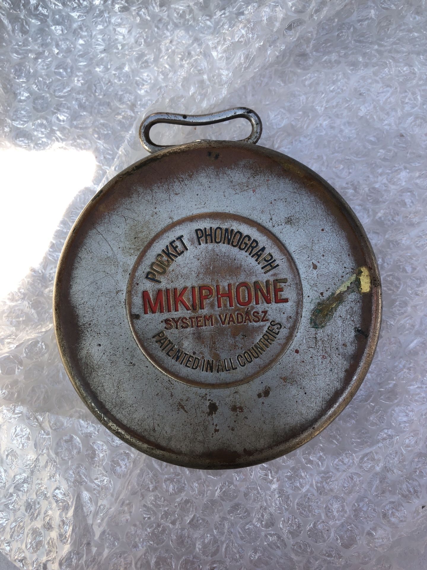 Antique pocket mikiphone
