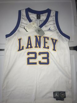 Michael Jordan Jersey HS Laney White Large