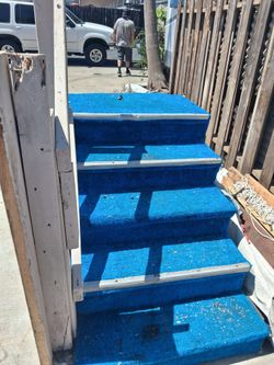 5 wooden stairs for rv trailer