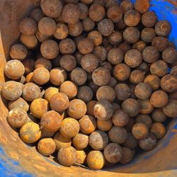 Cast Iron Foundry Balls, Welding Parts Etc. $20 For All 