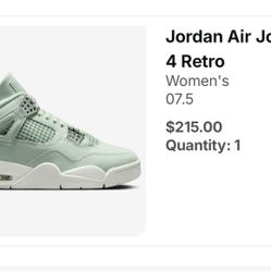 Jordan 4 RETRO "SEAFOAM"