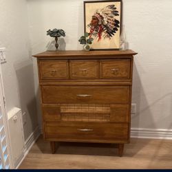 True Mid Century Tall Boy Dresser 