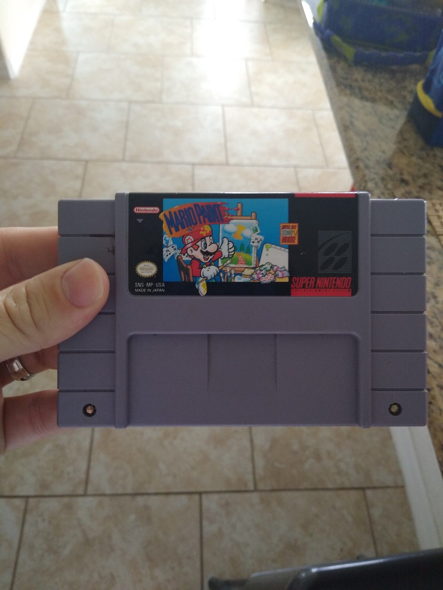 Super Nintendo Mario paint great condition