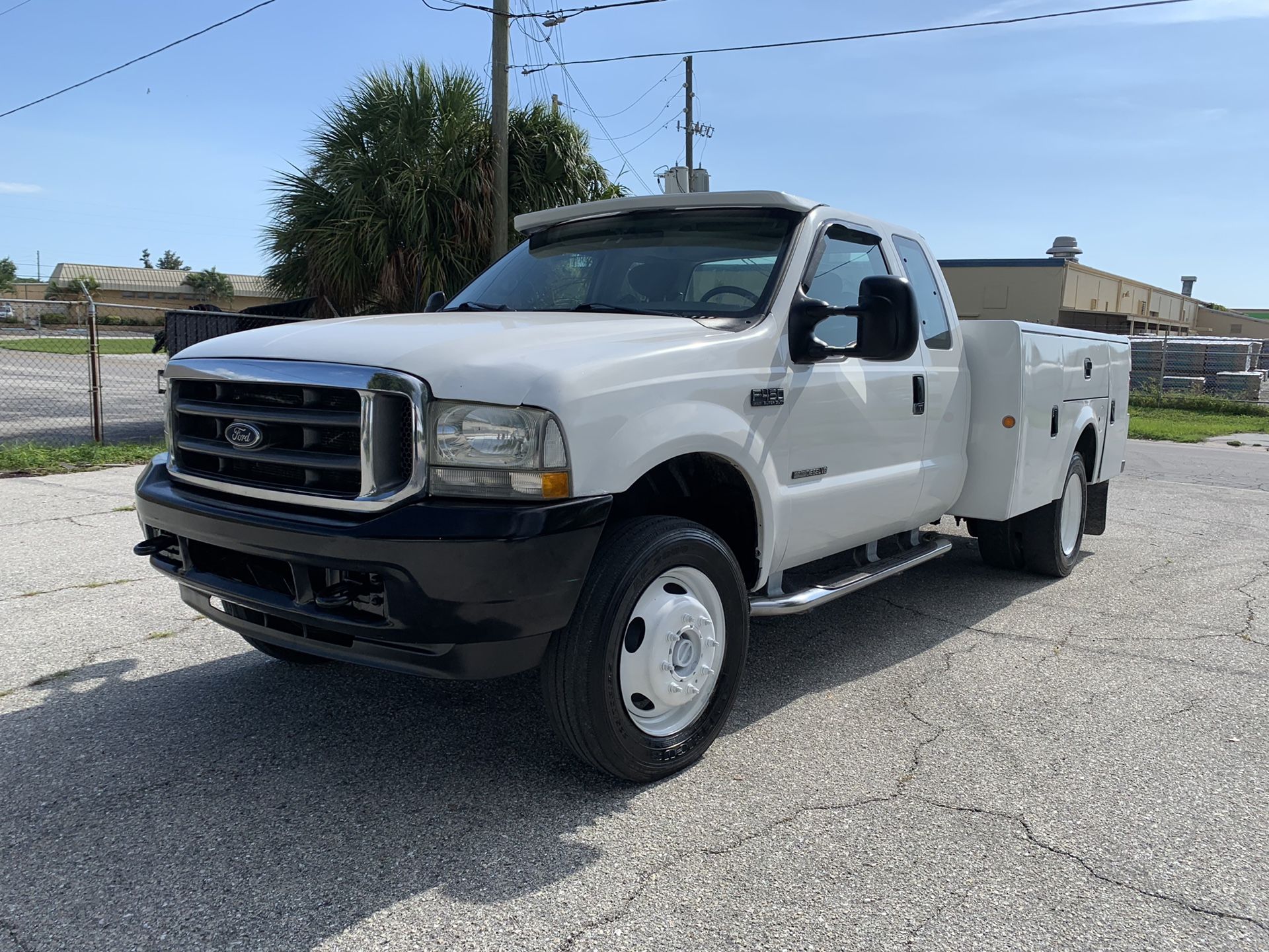 2002 ford F-450 utility 7.3 L diesel 4x4