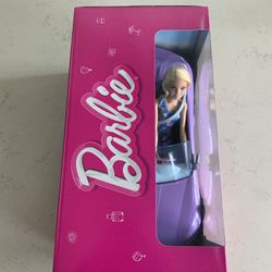 BARBIE CONVERTIBLE PUPLE CAR 