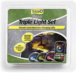 TetraPond Remote-Controlled Color Changing Triple LED Light Set
