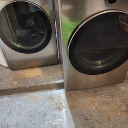 Lg Front Load Washer And. 