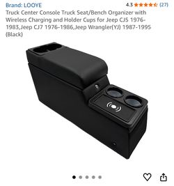 Truck center console
