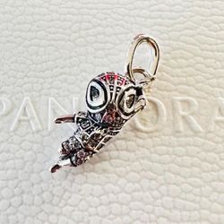 Pandora Marvel Spider-Man Pave Pendant #392353C01 + FREE Pandora Gift Box + Tag