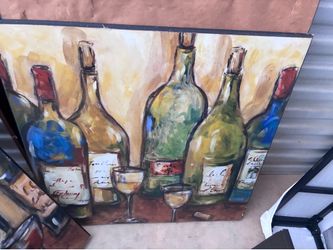 wooden paintings