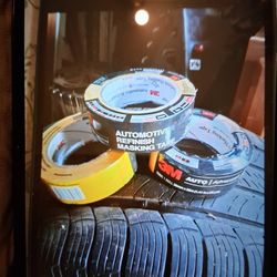 Automotive refinish masking tape 