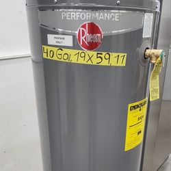 New Water Heater  Rheem Gas  Propane 40 Gallons  with Warranty 