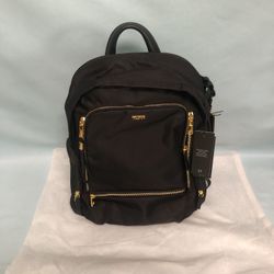 TUMI VOYAGEUR Celina Backpack Black/Gold