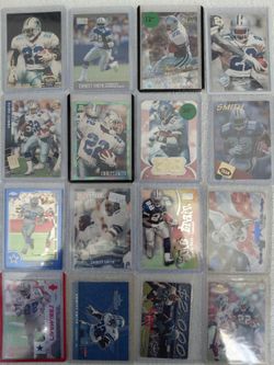 Emmett Smith football card lot