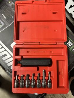 Snap On 3/8” 8 Piece Impact Driver Set PB108A
