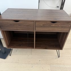Vinyl Record Player Console