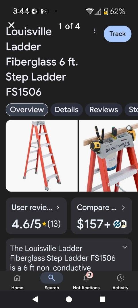 6 Ft Commercial Ladder Was $175 W Tax 