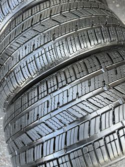 COMPLETE SET OF TIRES 225/45/R18 & 245/45/R18  BRIDGESTONE DRIVEGUARD  RUN FLAT—STAGGER SET