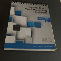 Keyboarding and Word Processing Essentials