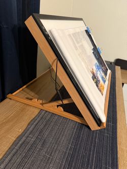 Diamond Art:LED Light Pad with Wooden Easel Stand