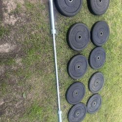 Bumper Plates & Olympic  Bar 