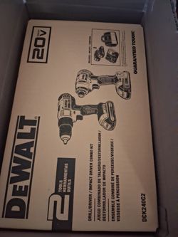 DEWALT 20V Max 2-Tool Combo Kit DCK240C2