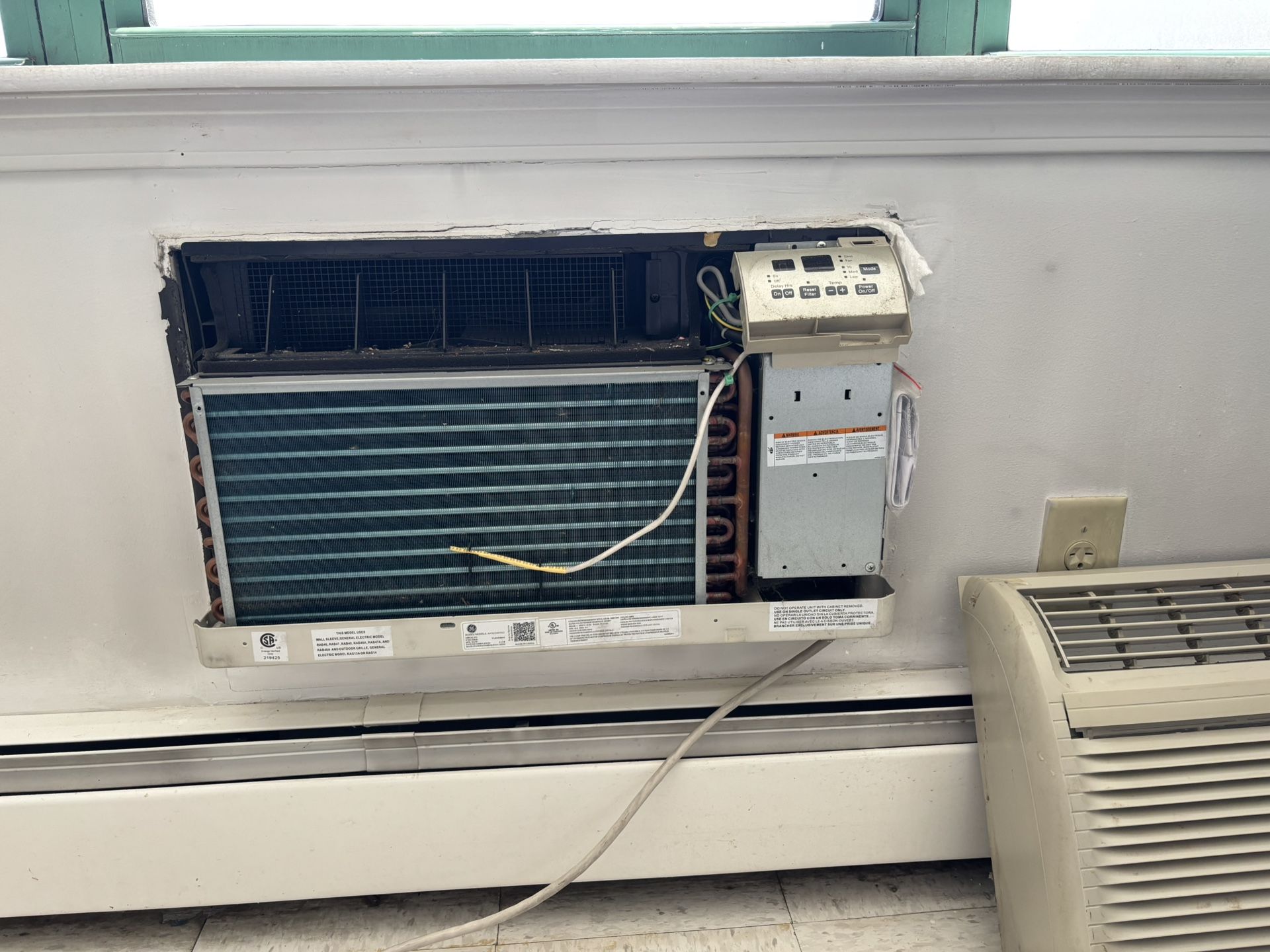 GE Energy Star 230/208 volt built in room air conditioners