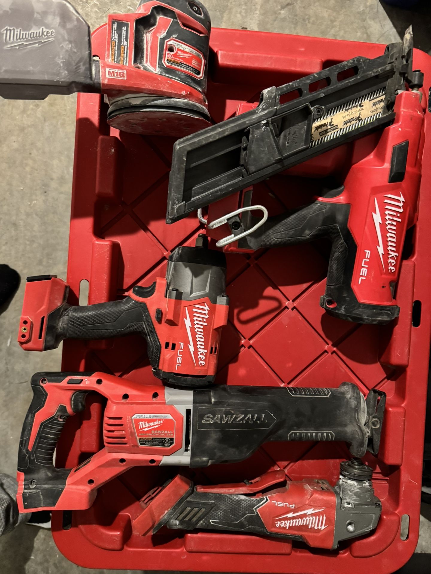 Assortment Of Milwaukee Tools