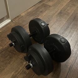 Pair of Dumbbells - up t 20lbs each