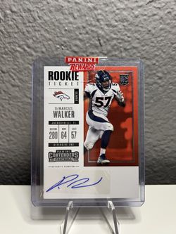 2017 Panini Contenders DeMarcus Walker Rookie Ticket Auto RC