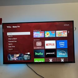 43” TCL ROKU tv
