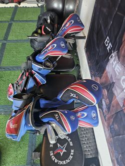 (2) Top Flite Kids Golf Club Sets