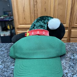 Disney Christmas Holiday 2024 Santa Helper Elf Green Hat Ears.  Brand new with tags.  Smoke free home 
