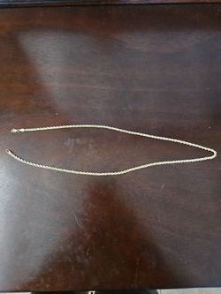 22" 14kt Gold Rope Chain