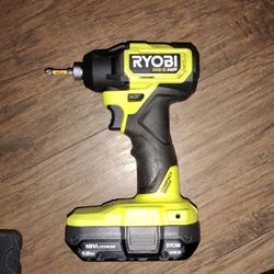 RYOBI ONE+ HP 18V Brushless Cordless 1/4 in. Impact Driver. 
