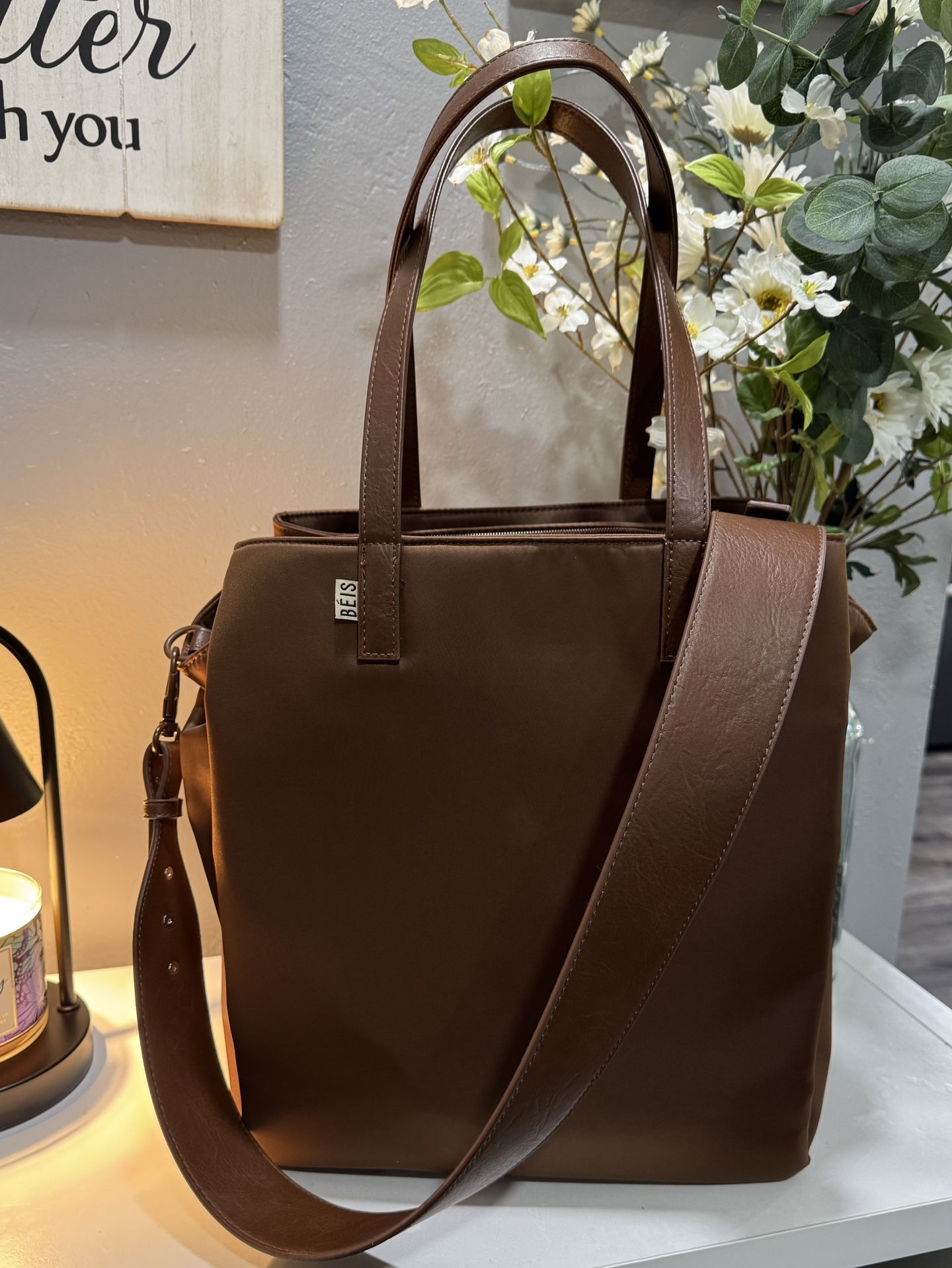 BÉIS The Commuter Tote in Maple