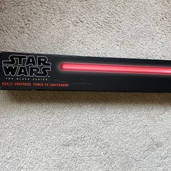 Star Wars Red FX Lightsaber Asajj Ventress Disney Collectible Toy 