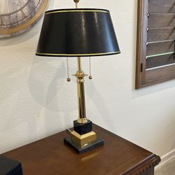 Black And Gold Lamp.  