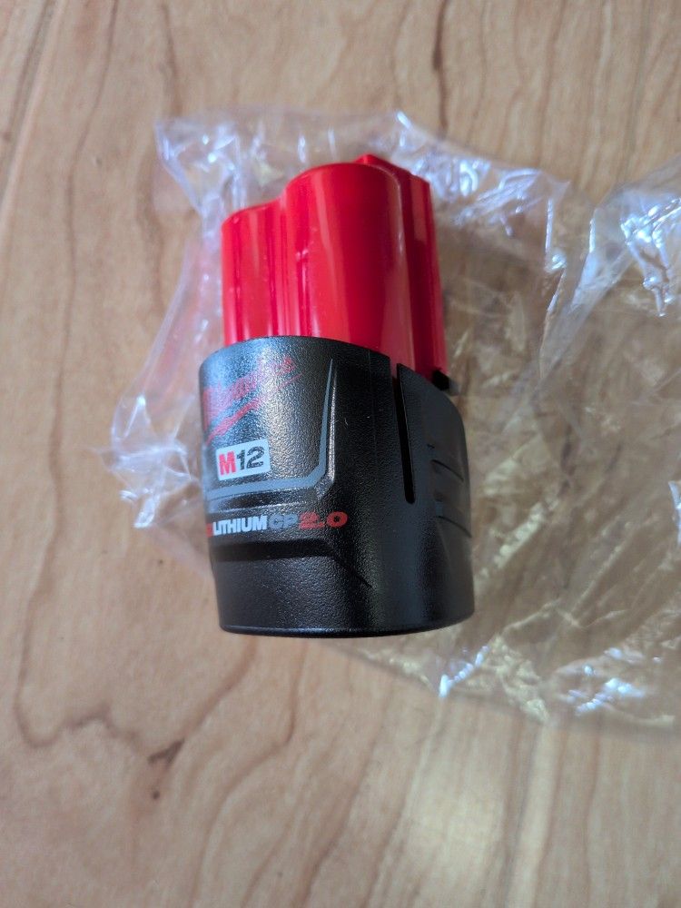 Milwaukee M12 CP 2ah Battery 25.00