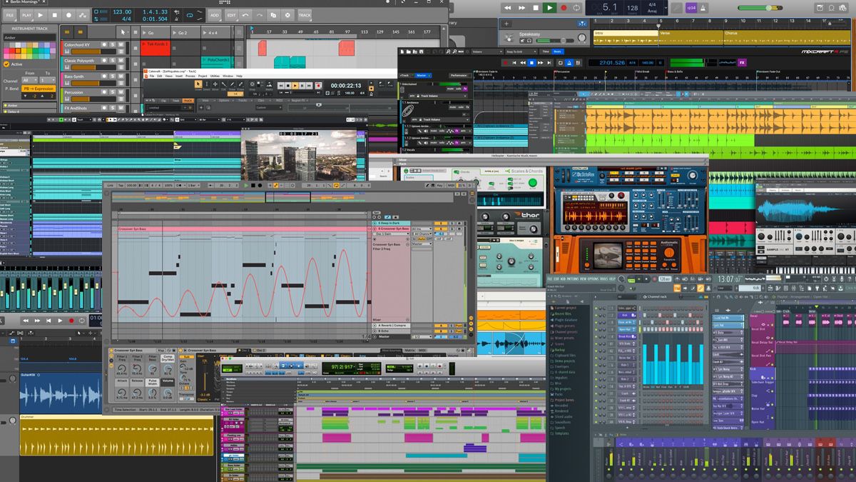 Music production software and plugins
