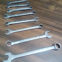 8 Piece Steel Wrench Set 