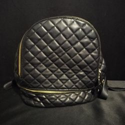 Forever 21 Black Quilted Backpack