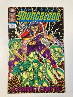 Youngblood #2, Image Comics - 1st Prophet & Shadowhawk Green Logo