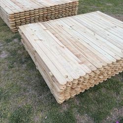 Fence Panels, 6’x8’-4” Dogear, (5) Available 7/27/2026