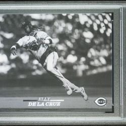 2024 Topps Black & White #42 Elly De La Cruz Rookie RC PSA 10 Gem Mint