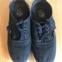 Black Vans Size 7.5 Women's